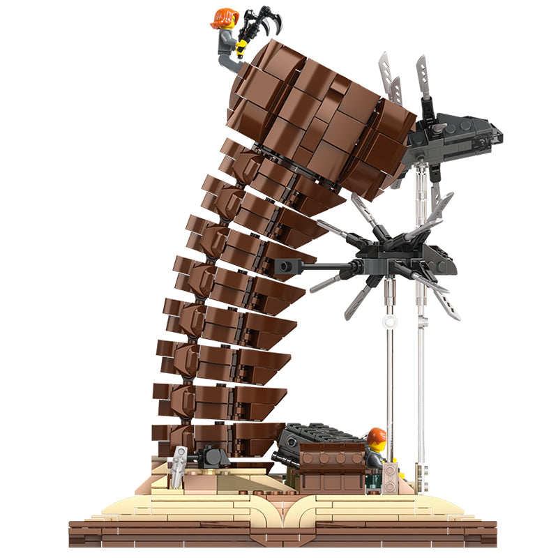 1688pcs WGC Dune Sandworm 66036 Building Blocks Set - Creative Construction Toy for Kids & Adults | Perfect for DIY Projects, Birthday Gifts & Home Decoration