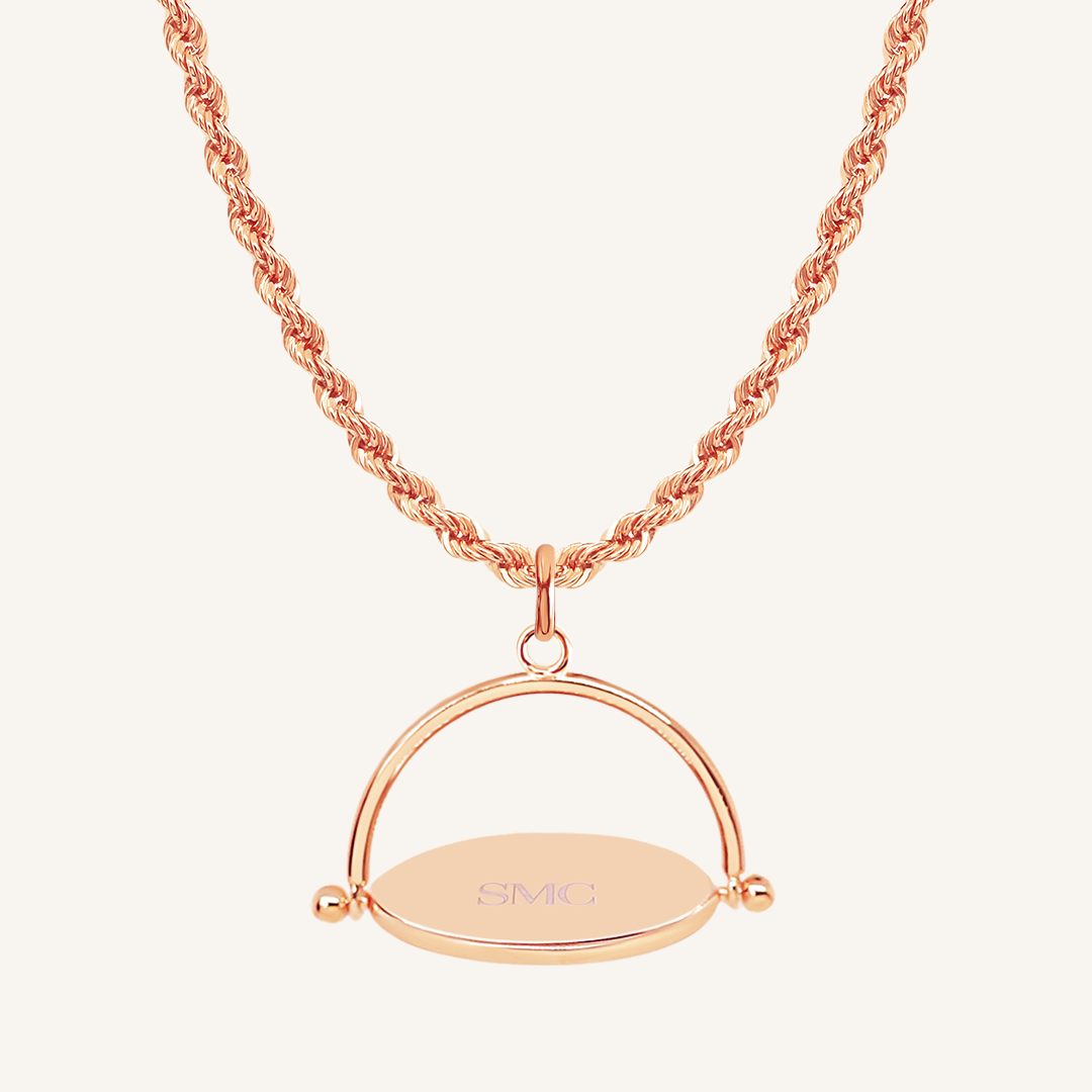Handmade Etch Pendant Necklace - Unique Personalized Jewelry Gift for Women - Perfect for Anniversary, Birthday & Valentine's Day