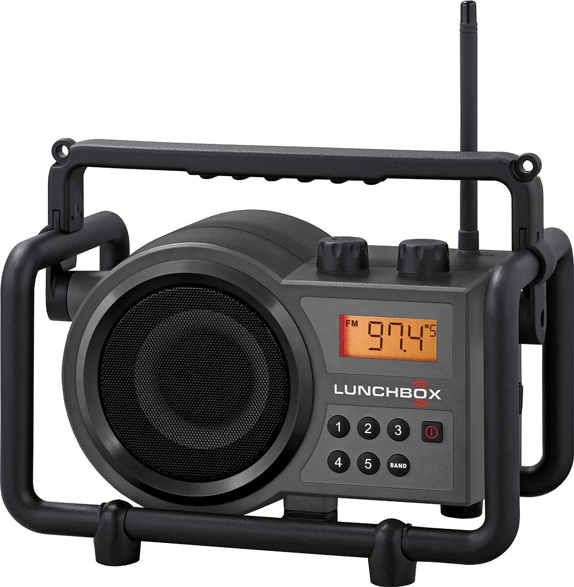 SANGEAN SG-102 Compact AM/FM Ultra Rugged Radio Receiver - Portable Weatherproof Outdoor Radio for Camping, Hiking & Emergency Preparedness