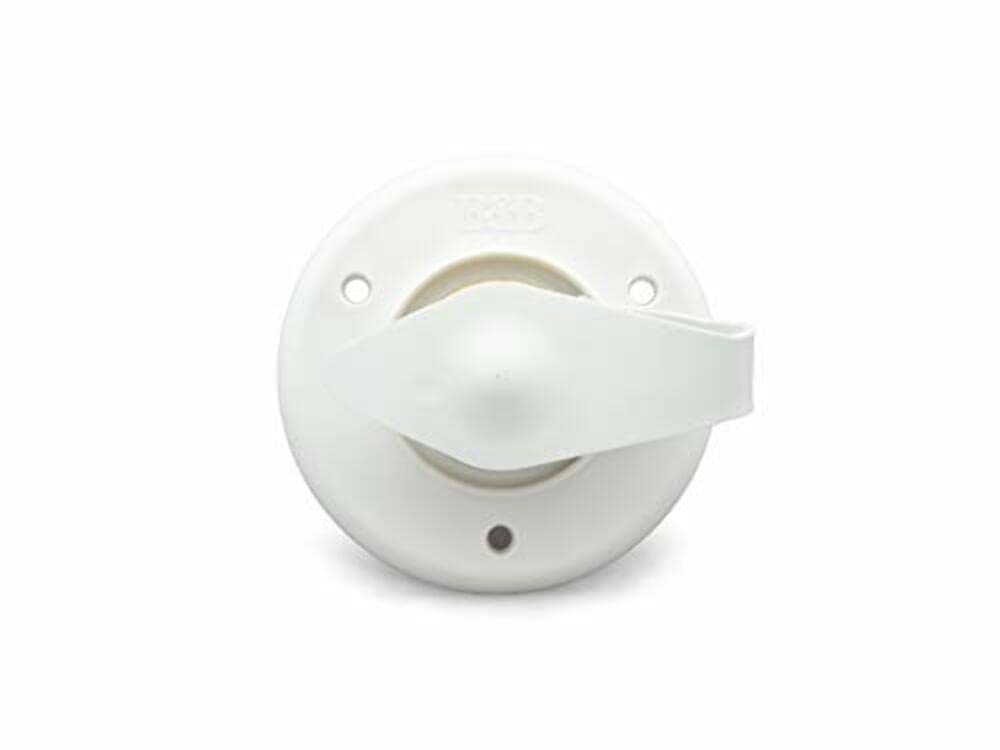 Thetford RV Water Inlet Flusher Replacement Part - Polar White (PN 94234) | B&B Molders Camper Accessories Without Check Valve | Perfect for RV Toilet Maintenance & Camper Plumbing Repairs