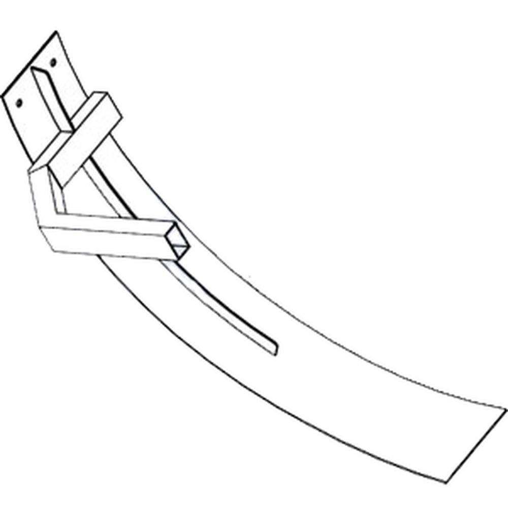 RAParts VLD1844 Universal Tractor Left Hand (LH) Fender Bracket - Replacement Part for John Deere, Kubota & More - Perfect for Farm Equipment Repair & Maintenance