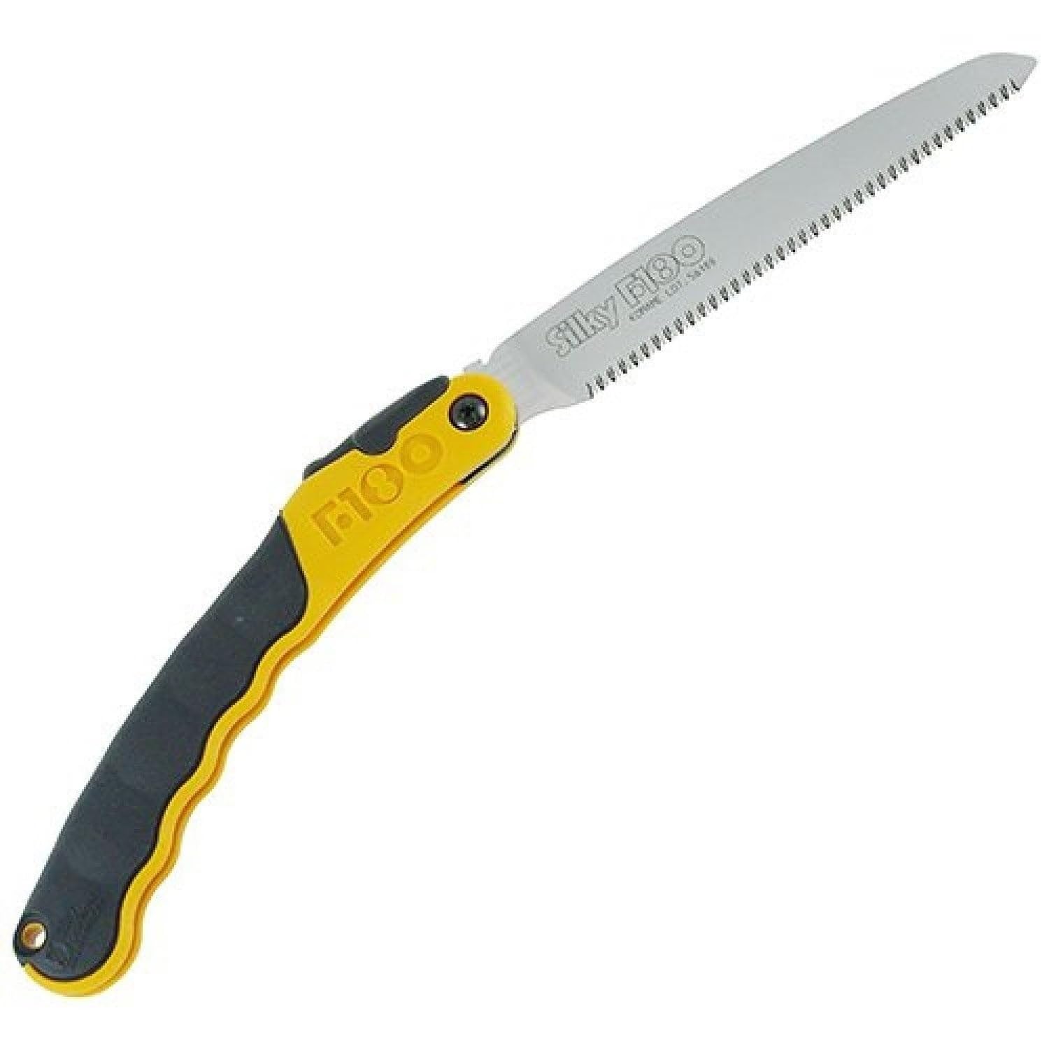 Silky Professional F180 180mm Folding Saw with Fine Teeth (141-18) - Perfect for Woodworking, Camping & Outdoor DIY Projects