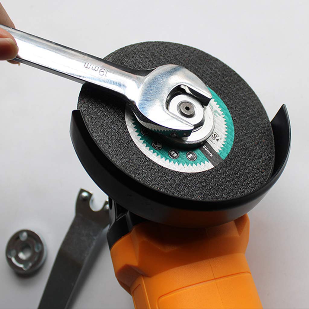 2-Piece M14 Thread Angle Grinder Inner & Outer Flange Nut Set - Durable Steel Replacement Tools for Metalworking, Woodworking & DIY Projects