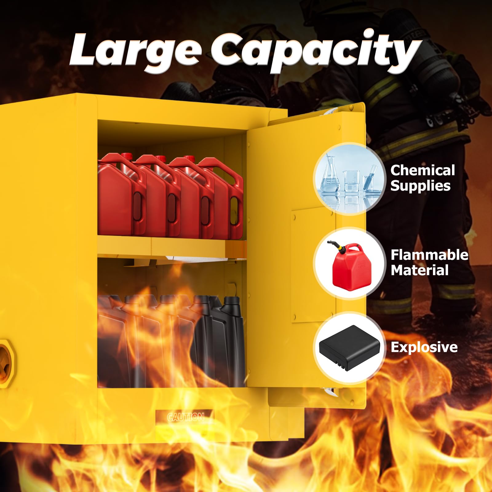 4 Gallon Flammable Storage Cabinet - 18.1