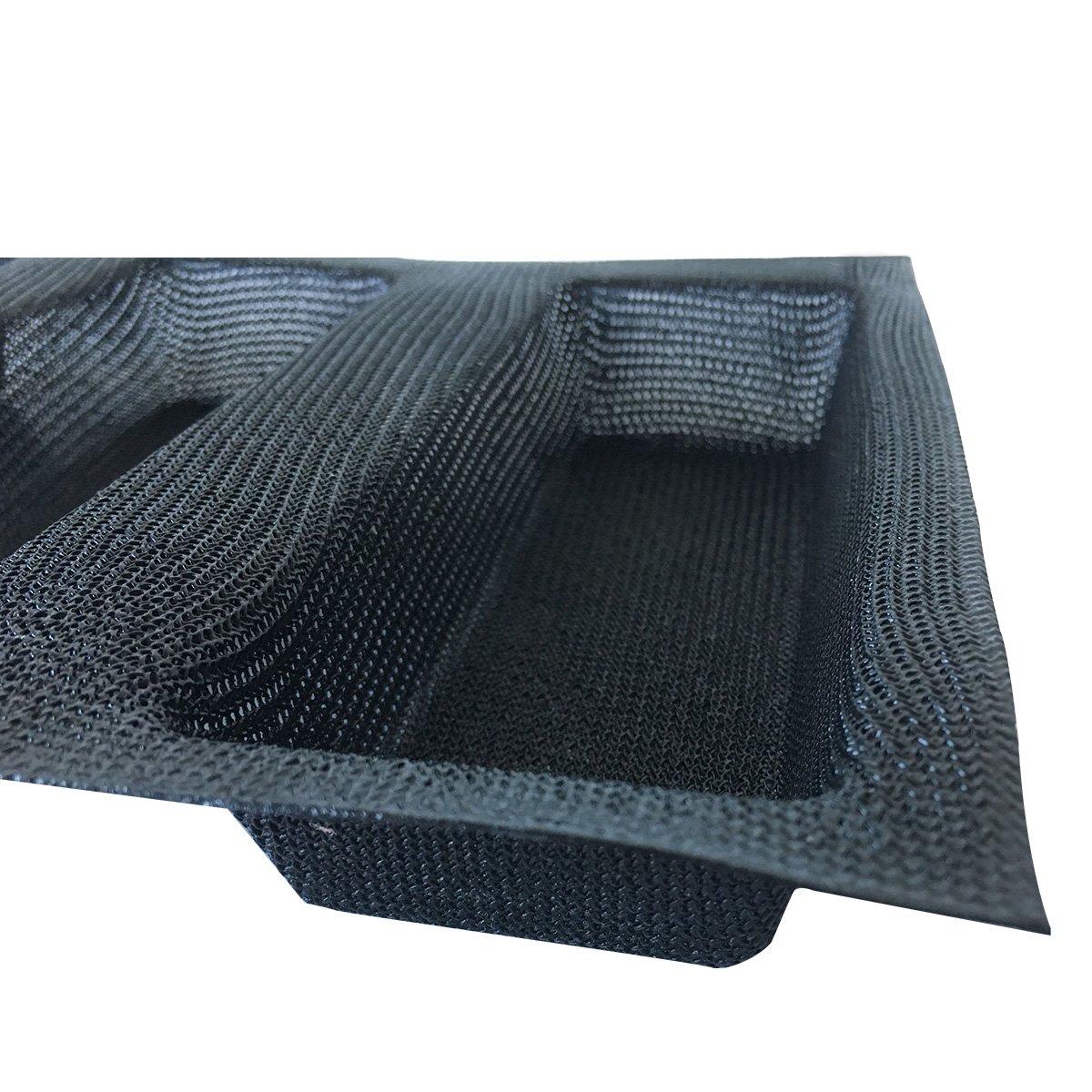 Non-Stick Square Silicone Bread Mold - Mesh Silicone Coated Fiberglass Baking Tray for Crusty Loaf Bread | Perfect for Small Toaster Ovens & Homemade Artisan Baking