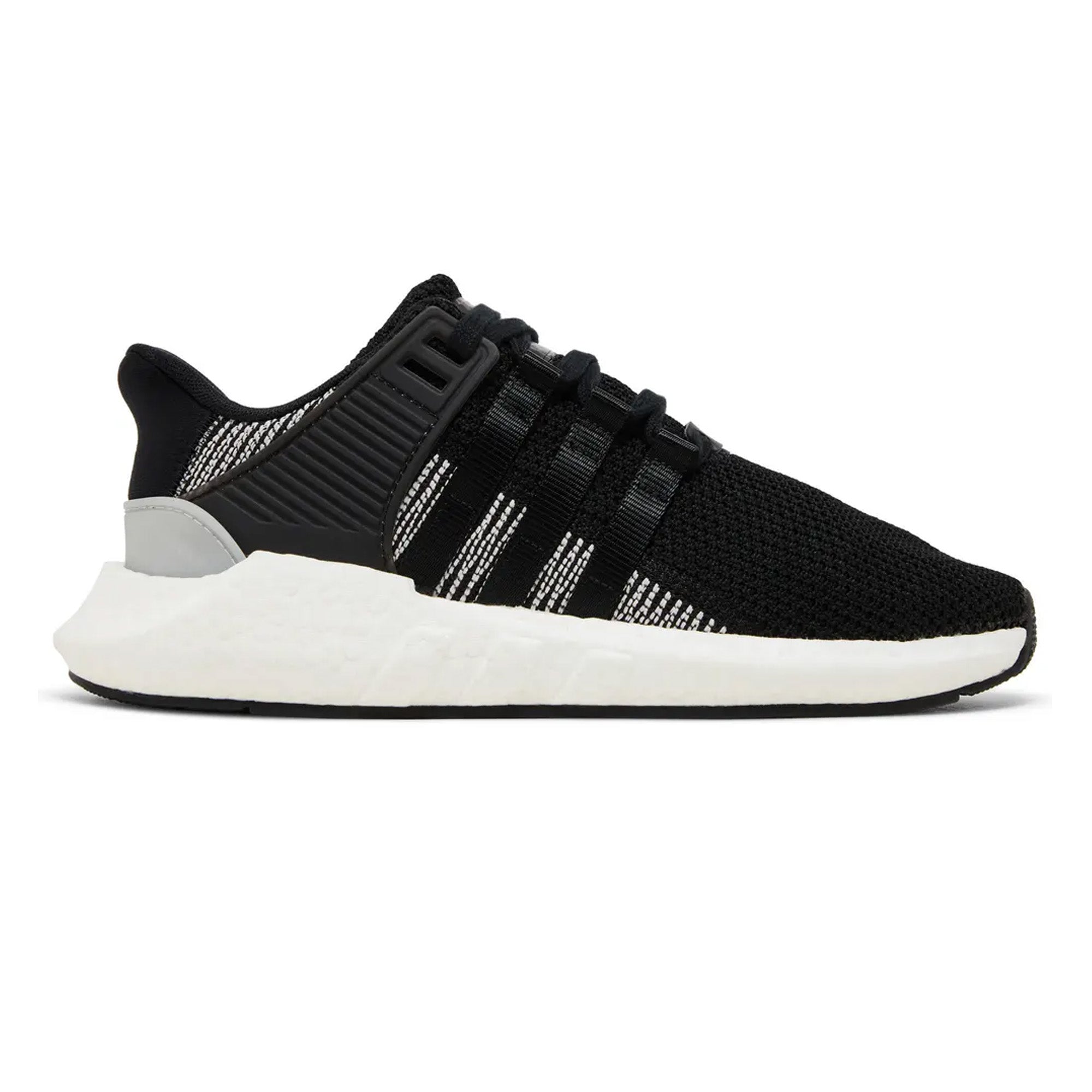 Adidas EQT Support 93/17 Running Shoes - Black/White | Boost Cushioning for Comfort & Performance | Perfect for Gym Workouts & Casual Wear