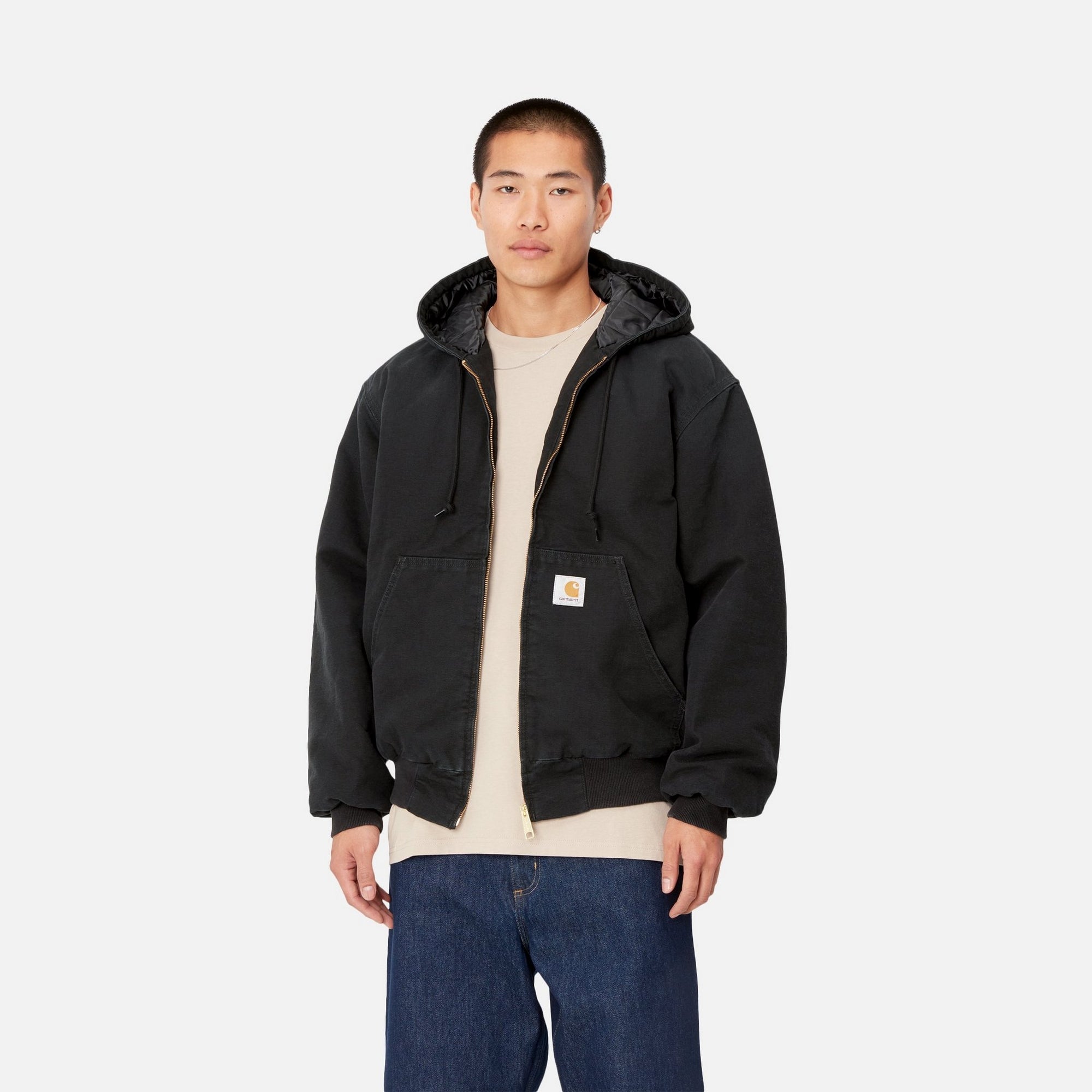 OG Active Jacket - Winter Waterproof Windbreaker for Men & Women | Black Aged Canvas Outdoor Jacket | Hiking, Camping, Snow Sports & Urban Fashion