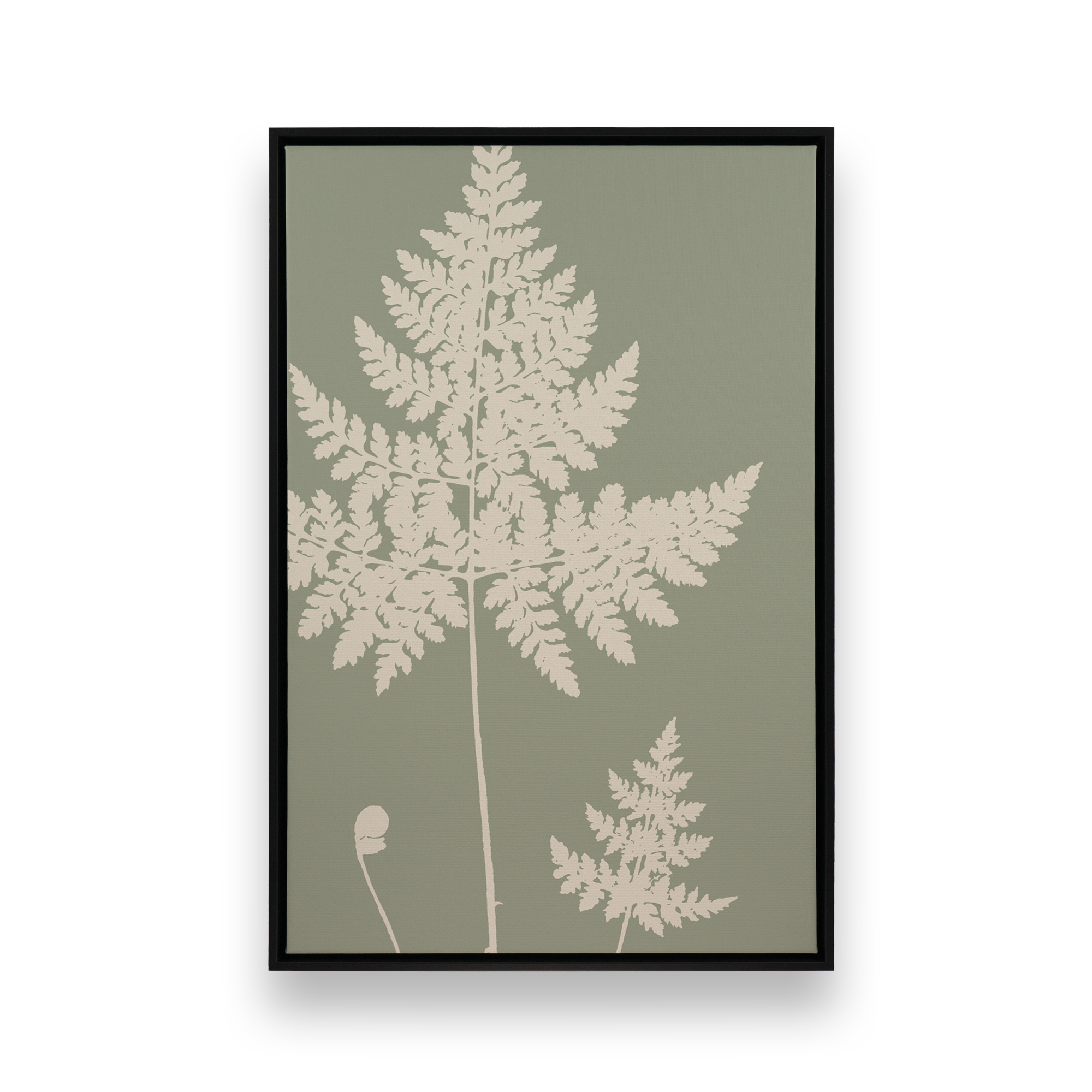 Botanic Harmony in Sage III - Premium Canvas Wall Art for Home & Office Decor - Perfect for Living Room, Bedroom, or Office Spaces