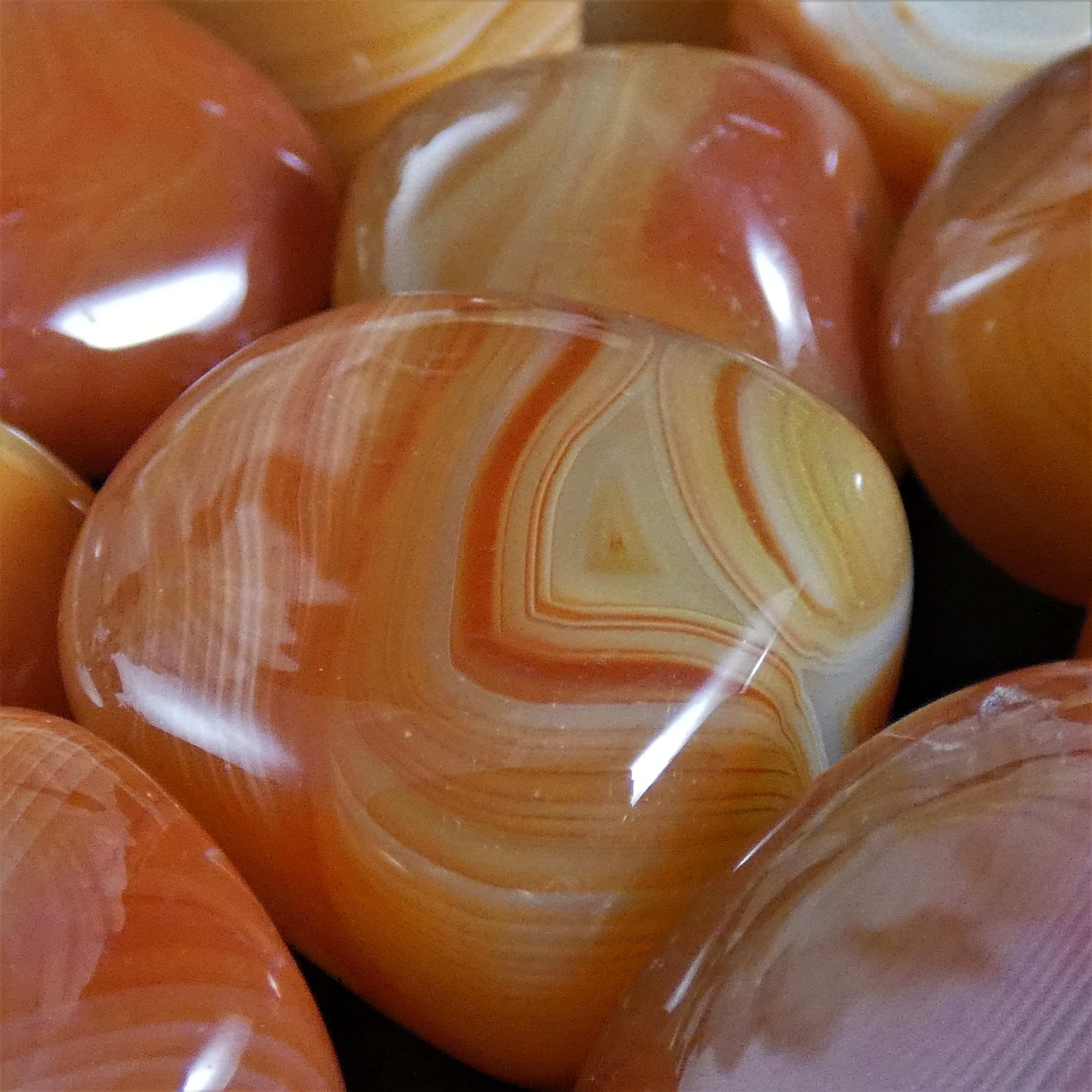 Premium Natural Carnelian Gemstone Beads - AAA Grade for Jewelry Making, Healing Crystals & Meditation - Perfect for Necklaces, Bracelets & DIY Craft Projects