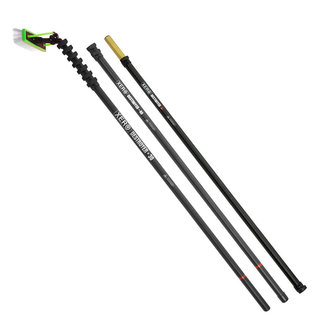 XERO Destroyer Water Fed Pole - Professional Window Cleaning Kit for High-Rise Buildings & Hard-to-Reach Areas | Perfect for Commercial & Residential Use