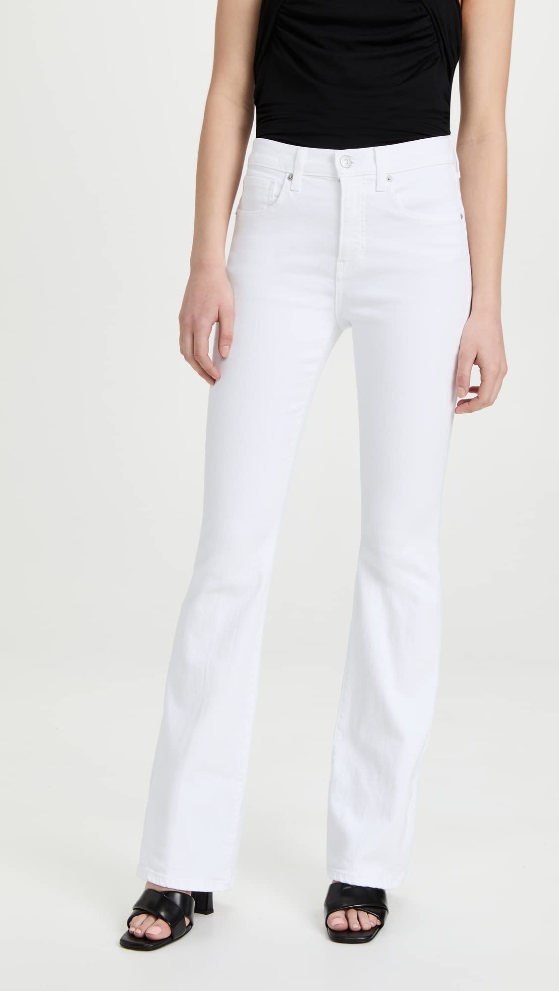 Women's Beverly Skinny Flare Jeans - High Waisted Stretch Denim Pants for Casual & Office Wear | Trendy Bootcut Jeans for Women | Perfect for Date Night & Everyday Outfits