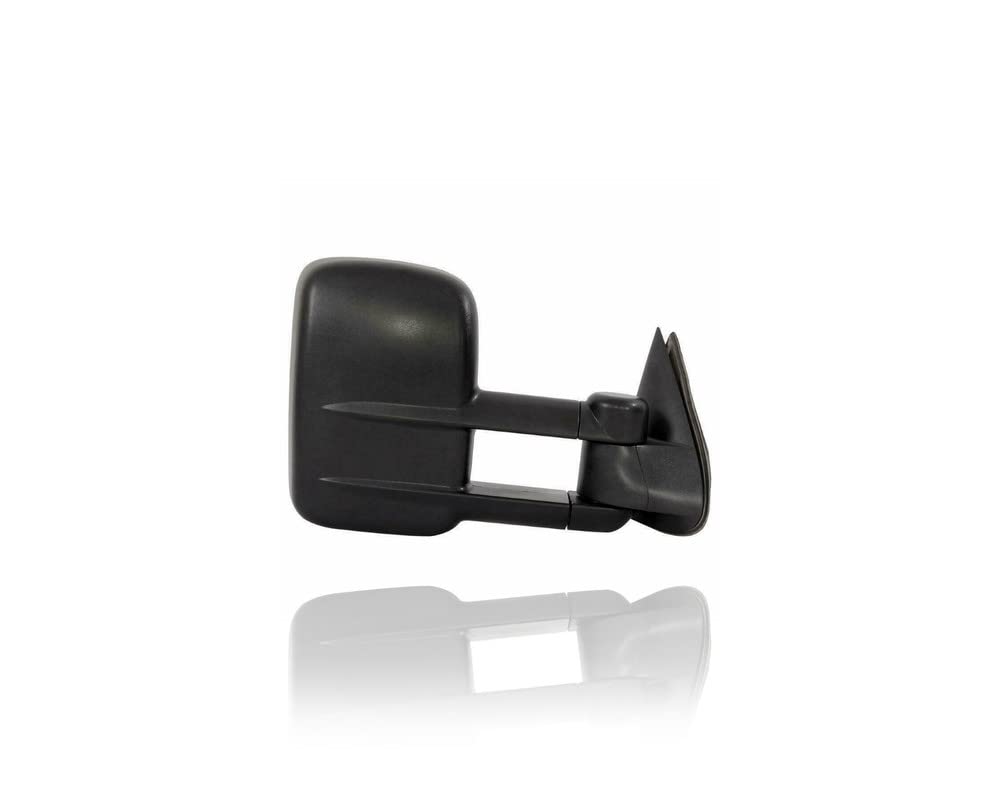Replacement Door Mirror for 1999-2007 Chevrolet Silverado & GMC Sierra - Manual Wide Horizontal Extendable Foldaway Passenger Side (Right Hand) - Part #15172059 - Perfect for Truck Upgrades & Off-Road Adventures