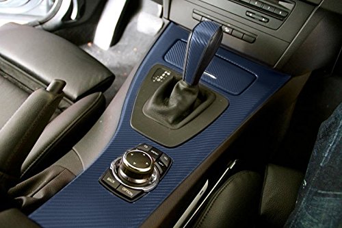 VViViD XPO Dry Navy Blue Carbon Fiber Vinyl Wrap Roll - 25ft x 5ft with Air Release Technology for Cars, Motorcycles & DIY Projects | Easy Installation & Durable Finish