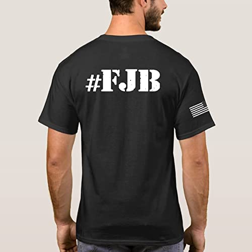 Let's Go Brandon Patriotic Political T-Shirt for Men & Women - Double Sided Funny Design - Black XXXL - Perfect for Conservative Events, Election Parties & Political Rallies - Great for Freedom Rallies, Satirical Protests & 4th of July Celebrations - American Pride Gift for Trump Supporters & Republicans
