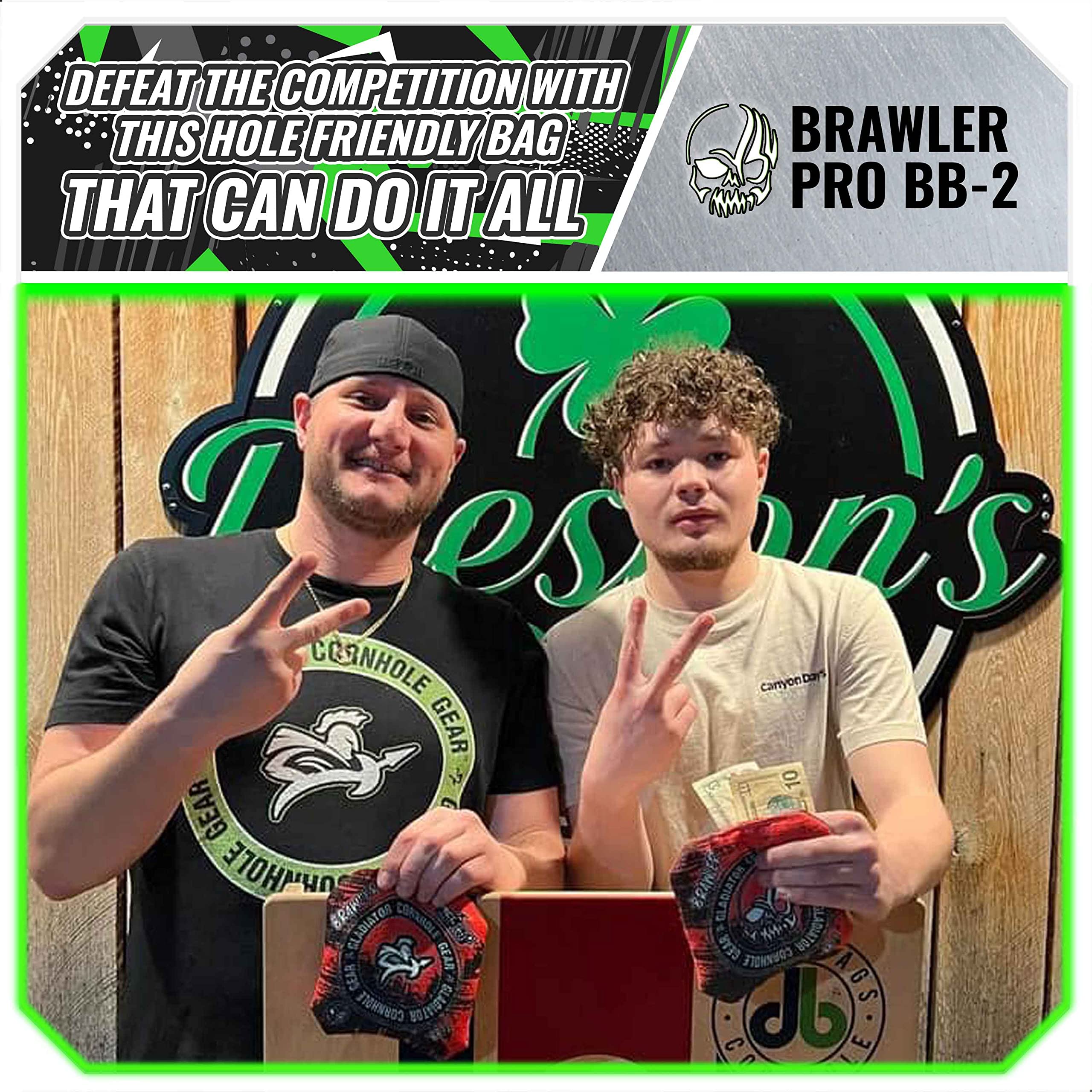 Gladiator Pro Cornhole Bags - ACL Approved Tournament Bean Bags for Competitive Play | Perfect for Backyard Games, Tailgating & Outdoor Parties