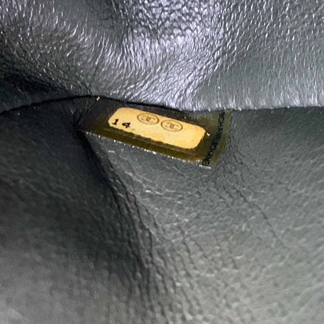 Chanel Classic Jumbo Double Flap Quilted Handbag in Green Caviar Leather with Silver Hardware - Luxury Designer Crossbody Bag for Women, Perfect for Parties, Work & Everyday Use