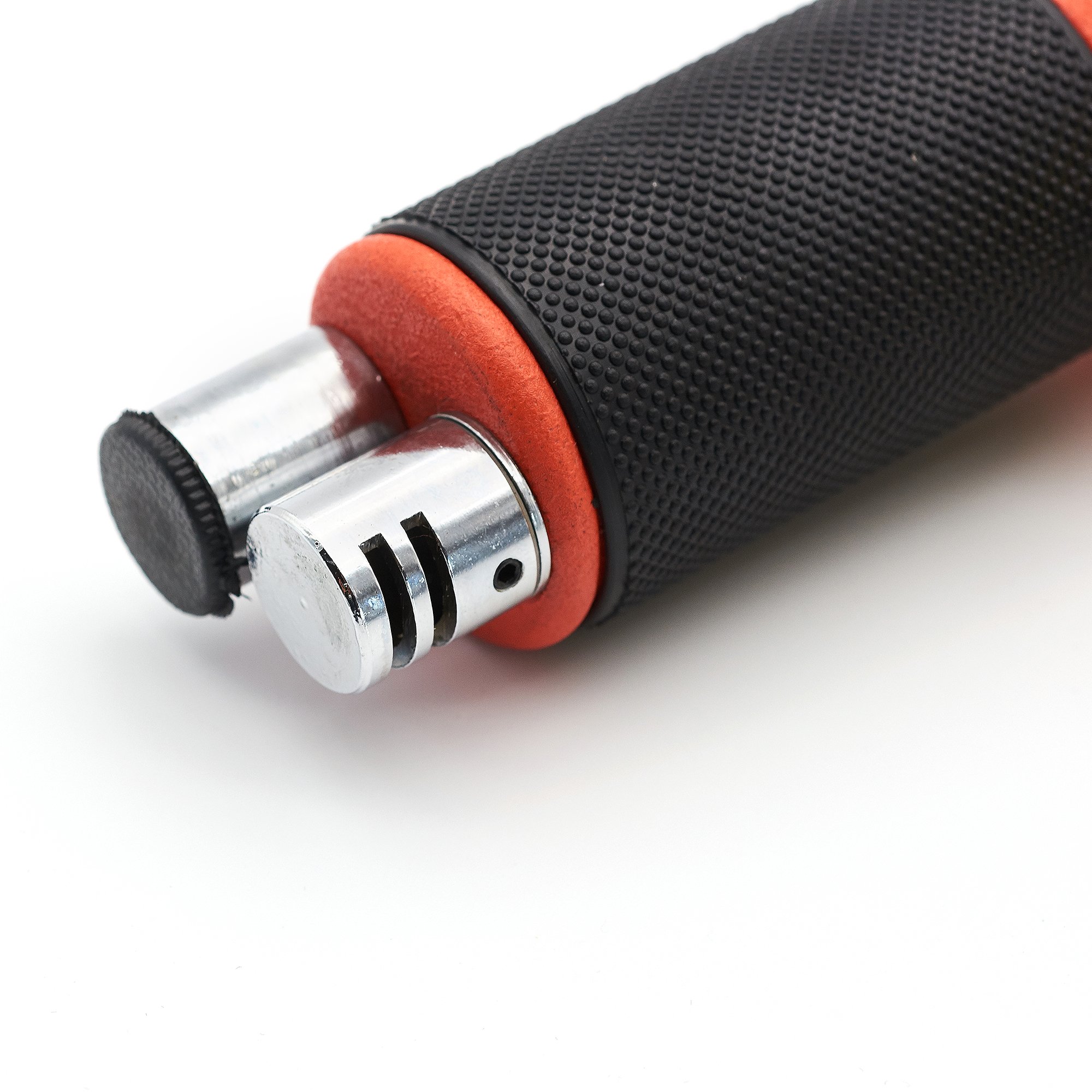 3 Inch Mini Dual Action Orbital Air Sander - Pneumatic Car Polisher & Sanding Tool (Orange) - Perfect for Auto Detailing, Woodworking & Metal Finishing