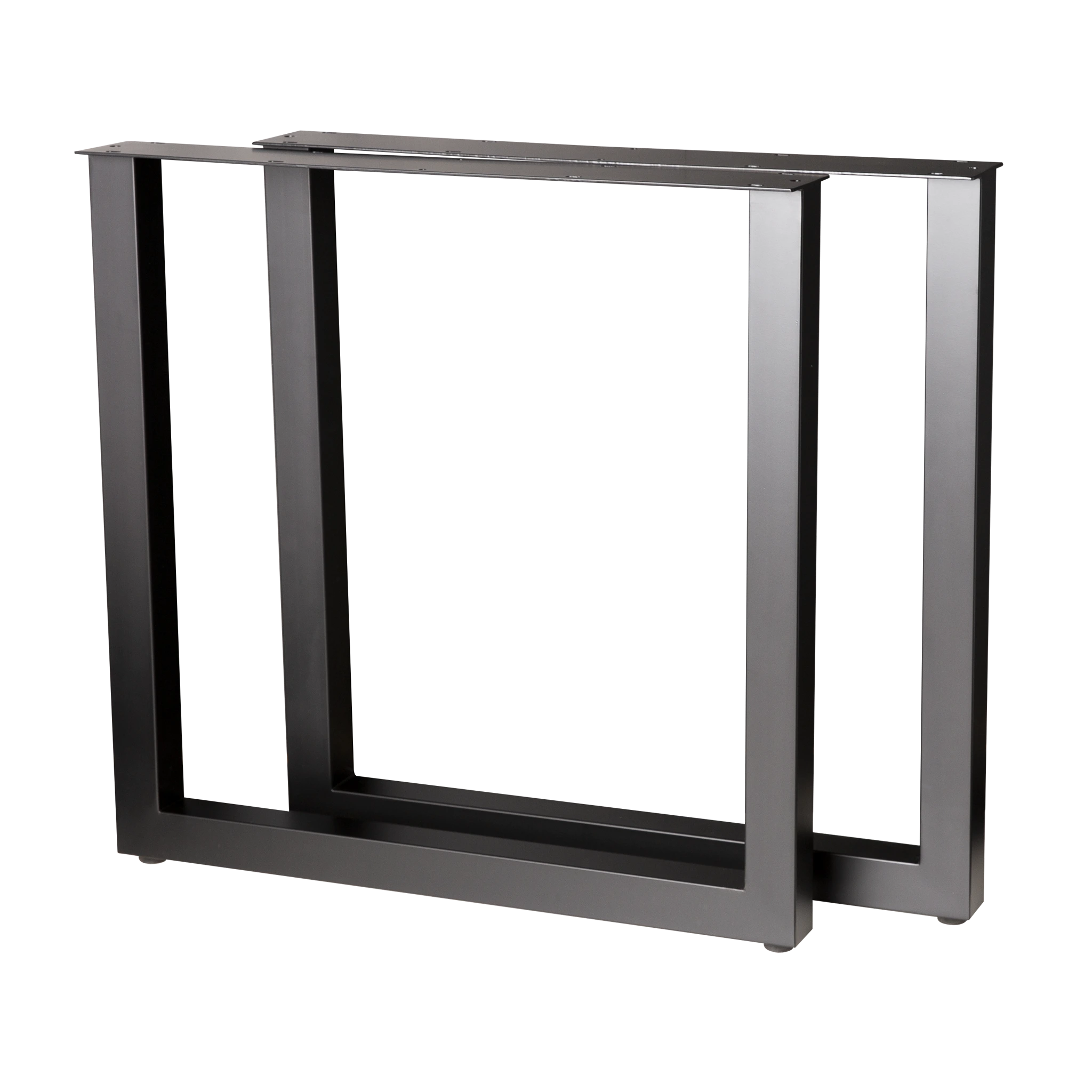 Sturdy U-Shaped Dining Table Legs 28x28x28 Inches - 2x2 Inches Square Metal Legs for Kitchen, Dining Room, and Restaurant Furniture