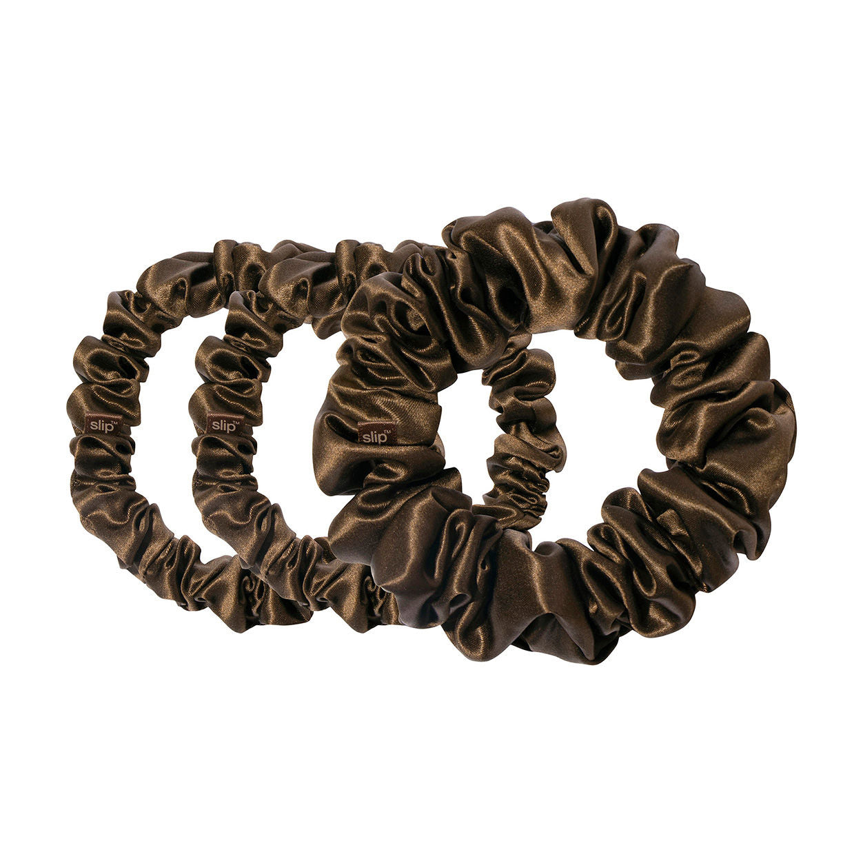 Back to Basics Assorted Scrunchies Hair Ties - Soft Elastic Hair Bands for Women & Girls - Perfect for Workouts, Yoga, School & Everyday Use