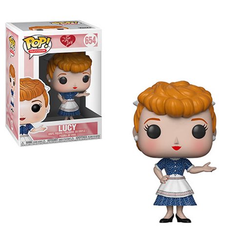 Funko Pop! I Love Lucy: Lucy Ricardo Vinyl Figure #654 - Collectible TV Show Character for Fans & Home Decor