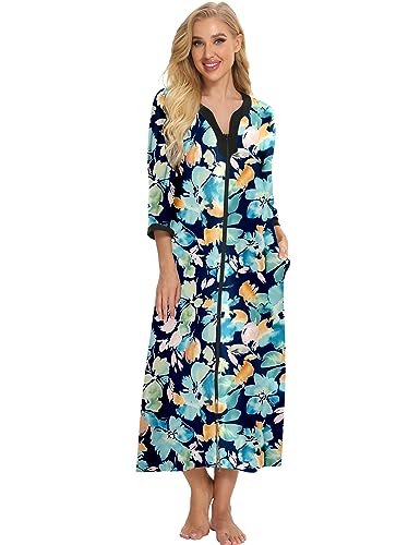 Color Flower on Blue-long