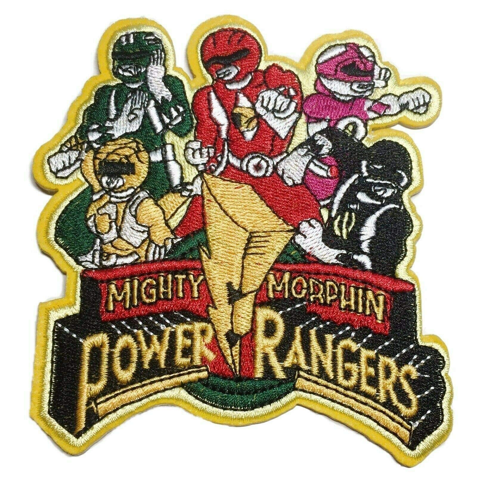 Mighty Morphin Power Rangers Embroidered 4
