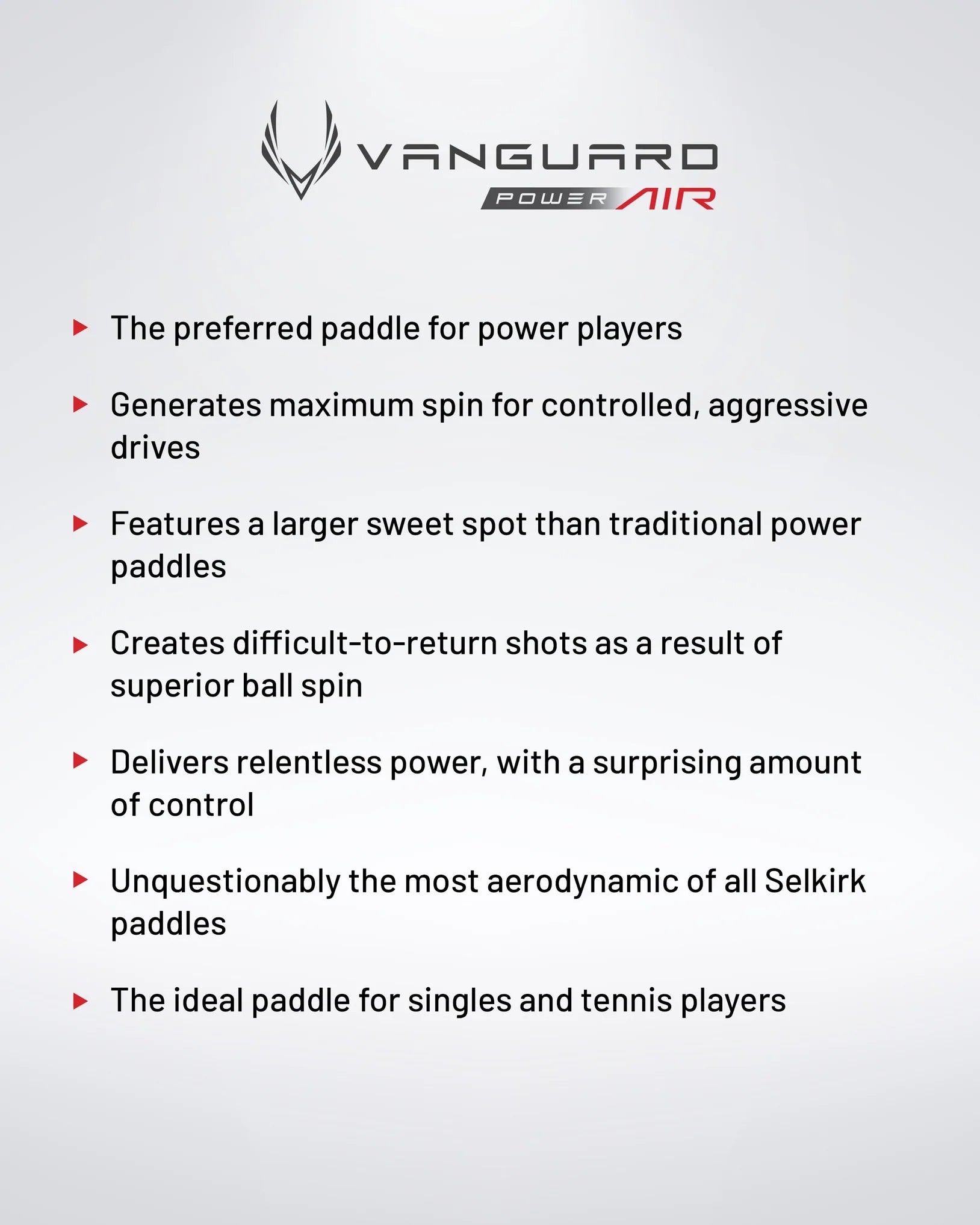 Selkirk Vanguard Power Air S2 Pickleball Paddle - Lightweight Carbon Fiber Paddle for Competitive Play | Perfect for Indoor & Outdoor Pickleball Games