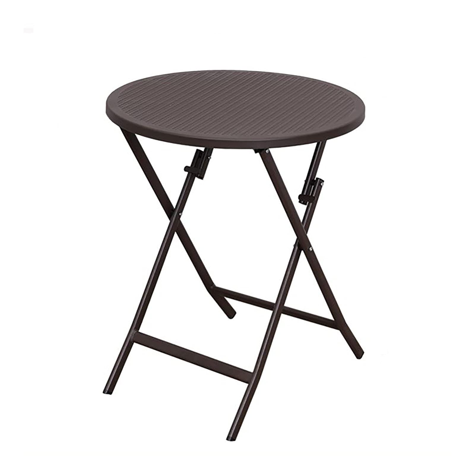 Portable Folding Table - 60cm Round Outdoor Camping Table for Picnics, Beach, BBQ & Indoor Use as Dining, Coffee, or Side Table | Lightweight & Space-Saving Design