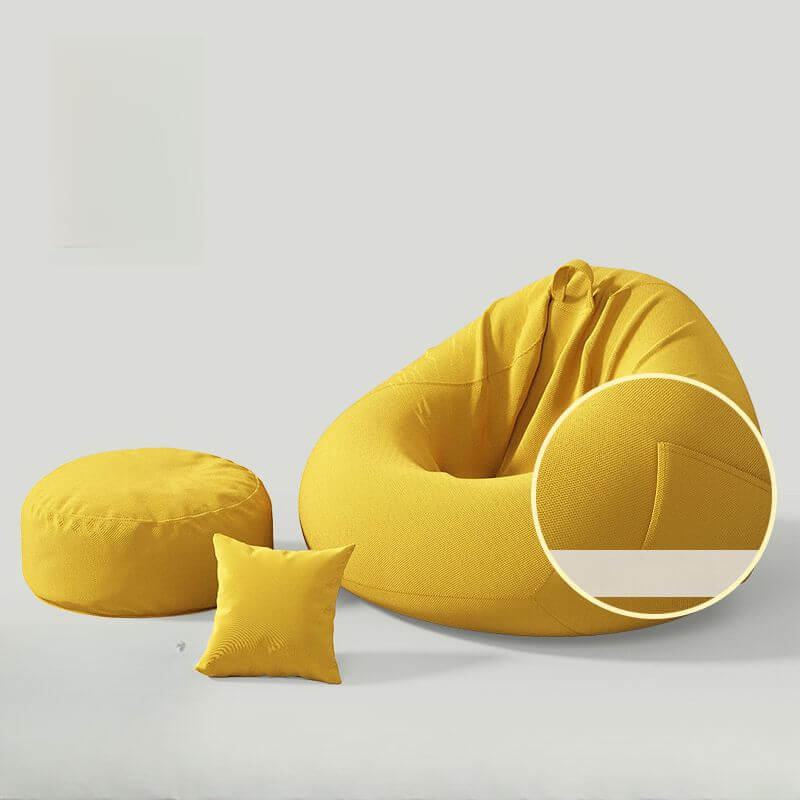 Portable Bean Bag Chair Set with Storage - Eco-Friendly, Lightweight & Comfortable for Kids, Teens & Adults - Perfect for Indoor, Outdoor, Camping & Dorm Room Use
