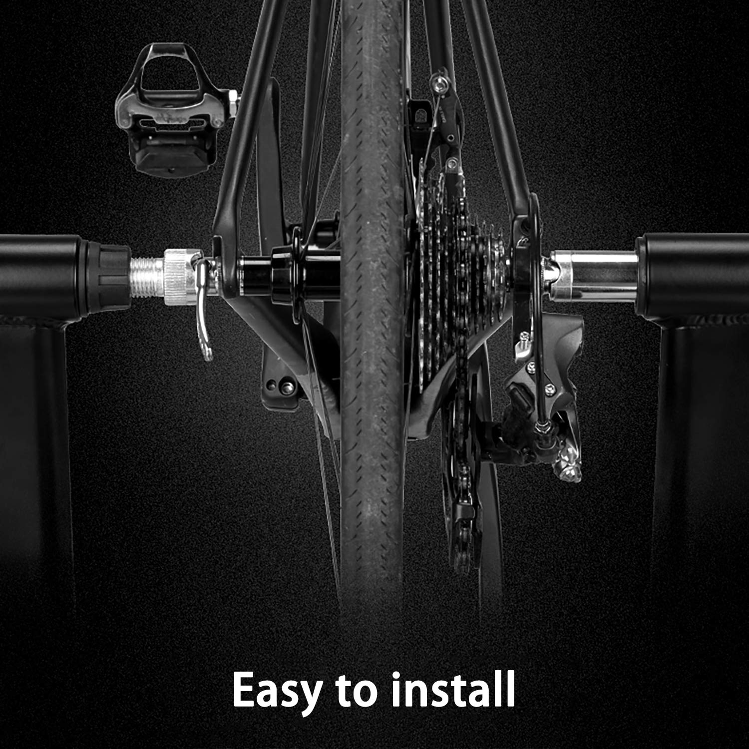Quick Release Rear Wheel Skewer for Bicycle Trainer - Durable Bike Wheel Skewers for Indoor Cycling & Rear Wheel Tire Replacement - Perfect for Spin Bikes, Exercise Bikes & Home Workouts