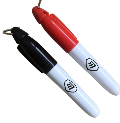Golf Ball Marker Pens - Professional Masters Tournament Logo Marker for Golfers - Perfect for Golf Courses, Tournaments & Practice Sessions
