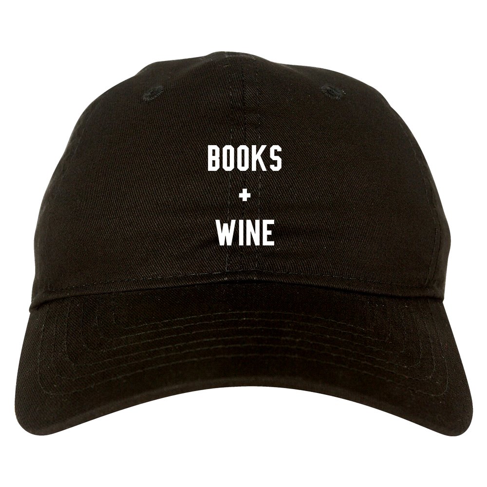Vintage Books & Wine Lover Dad Hat - Adjustable Baseball Cap for Reading Enthusiasts & Wine Tasting Events - Perfect Gift for Book Clubs & Vineyard Outings