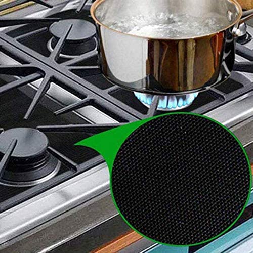 Non-Stick Gas Stove Burner Covers - 8 Pack Reusable Range Protectors for Easy Cleaning | Perfect for Kitchen Safety & Stove Maintenance