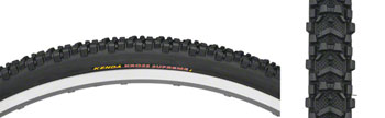 **Kenda Kross Supreme 700x35 Folding Bike Tire - 60 TPI, Clincher, Black | Perfect for Commuting, Gravel & Urban Riding**