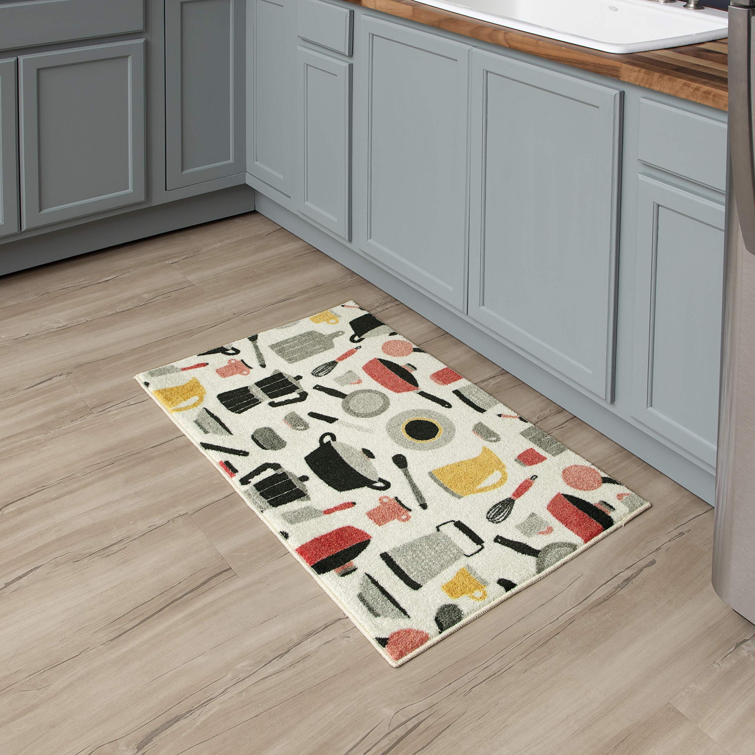 Mohawk Home Machine Washable Printed Novelty Kitchen Rug, 2' x 3' 4