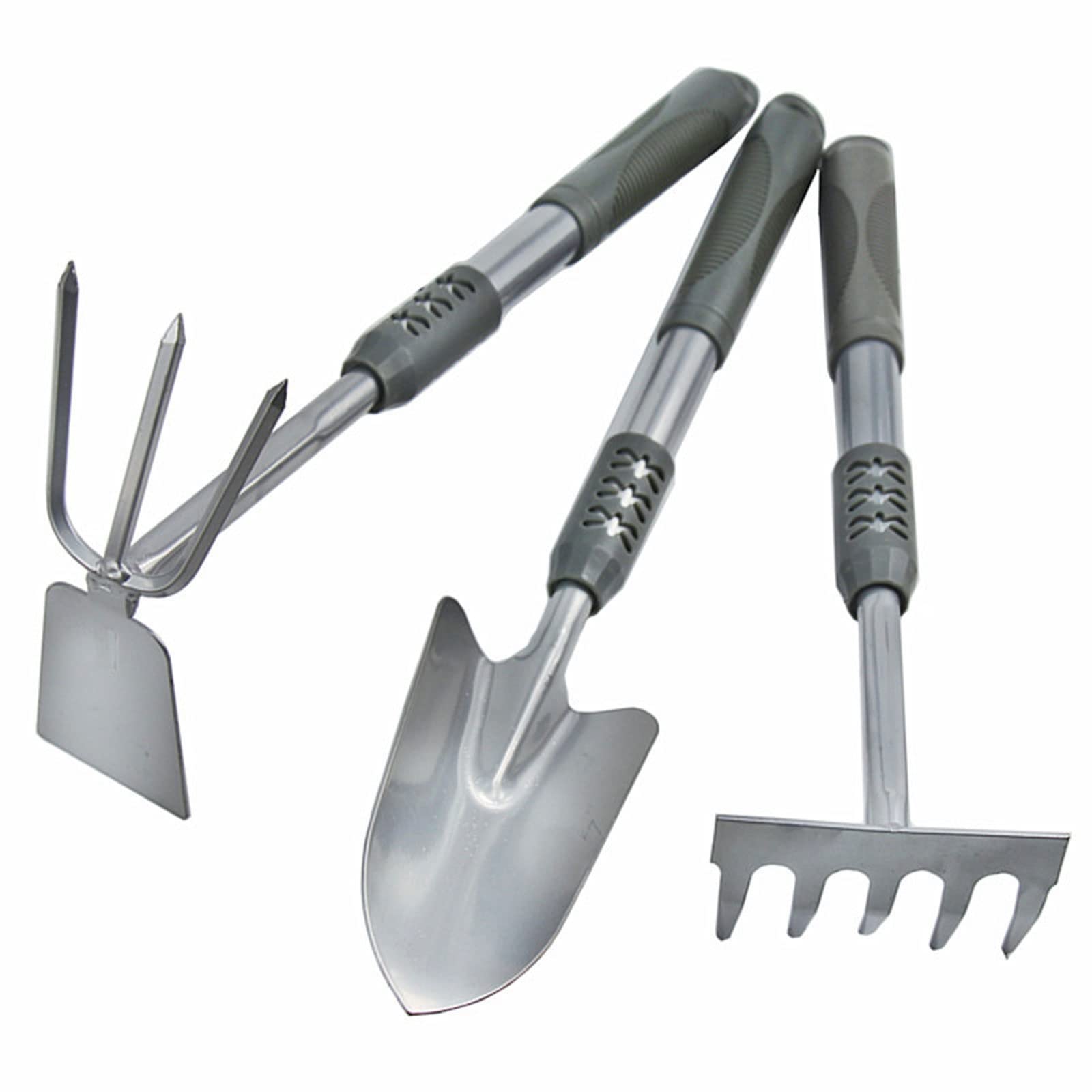 YUEGOO Heavy Duty Gardening Tool Set with Ergonomic Handle - 12-Piece Outdoor Garden Kit for Planting, Weeding & Landscaping - Perfect for Home Gardeners, Yard Work & DIY Projects