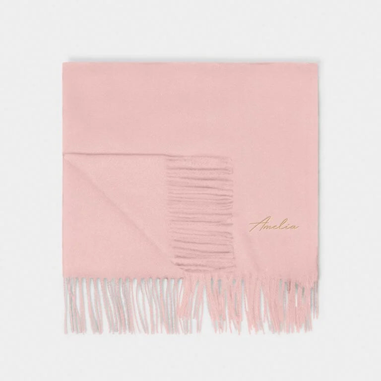Katie Loxton Soft & Cozy Blanket Scarf for Women - Dusty Rose | Winter Fashion Accessory for Outfits, Travel & Cold Weather