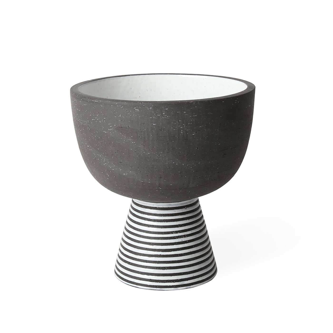 Palm Springs Stripes Bowl - Stylish Ceramic Serving Bowl for Salads, Pasta & Snacks - Perfect for Parties, Picnics & Home Dining Decor