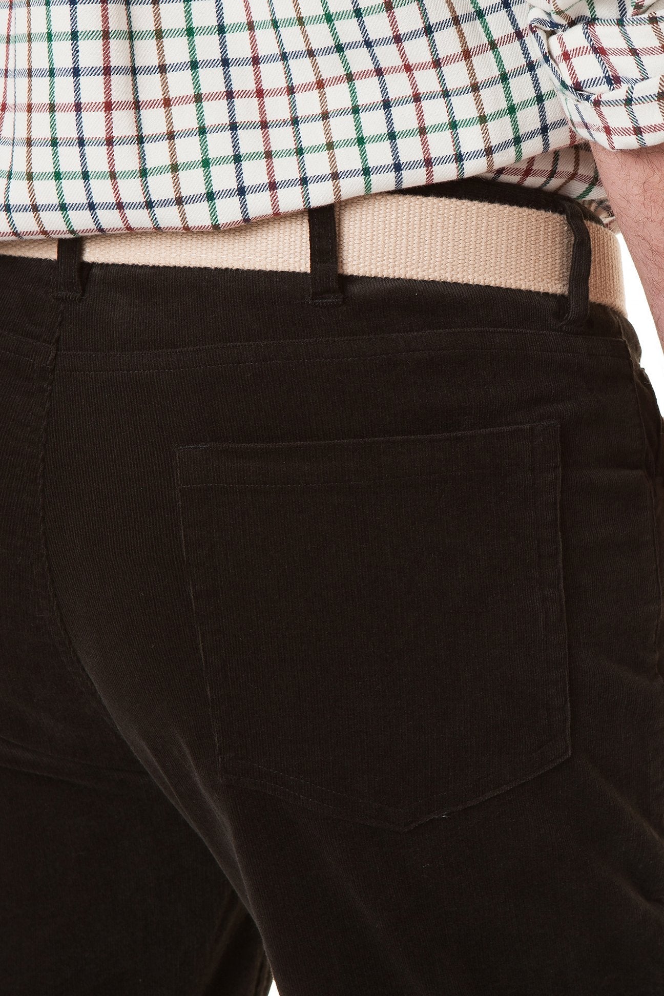 Wayfarer 5 Pocket Corduroy Pants for Men - Charcoal Gray Casual Trousers | Perfect for Work, Travel & Everyday Wear