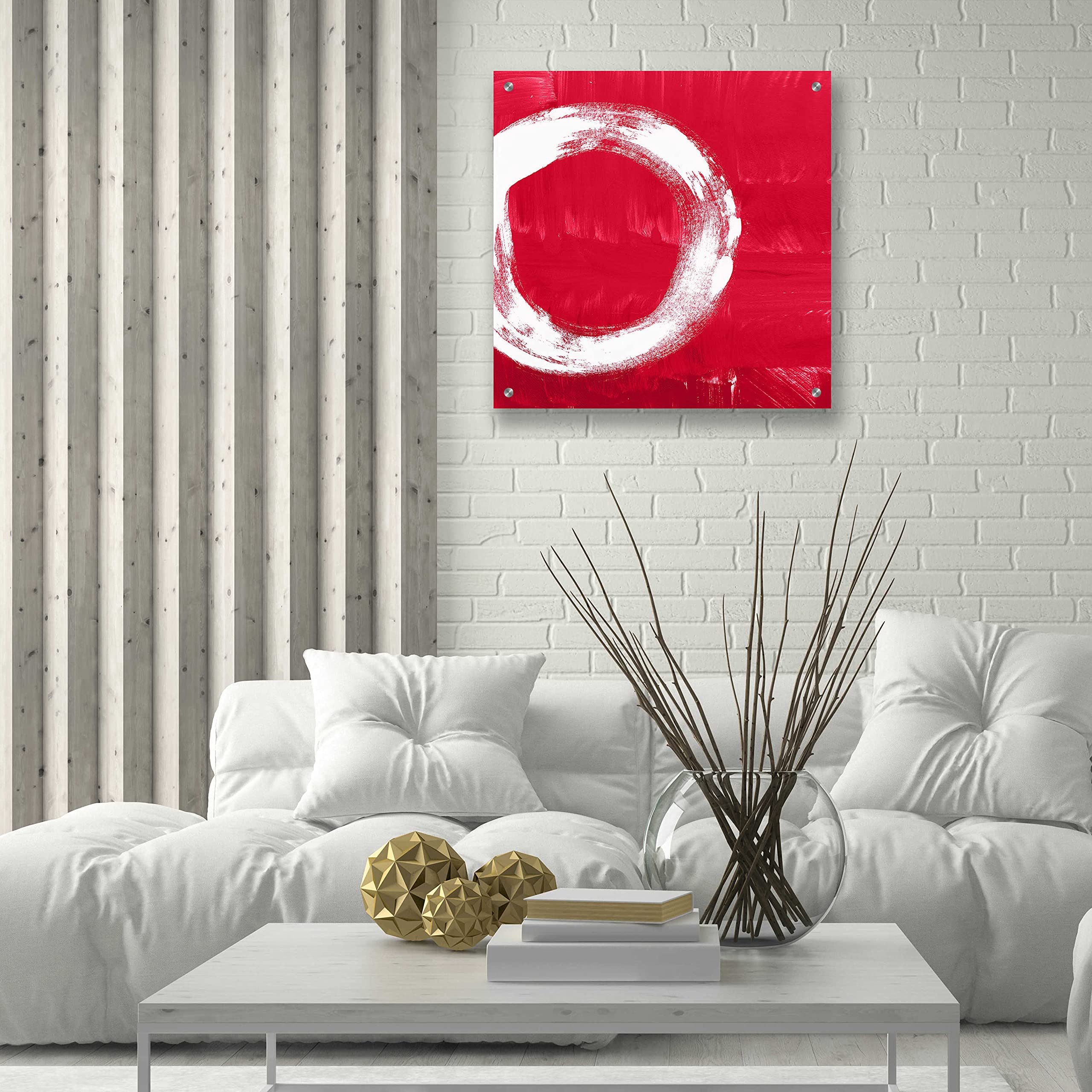 Epic 'Redenso' Acrylic Glass Wall Art by Linda Woods - 24