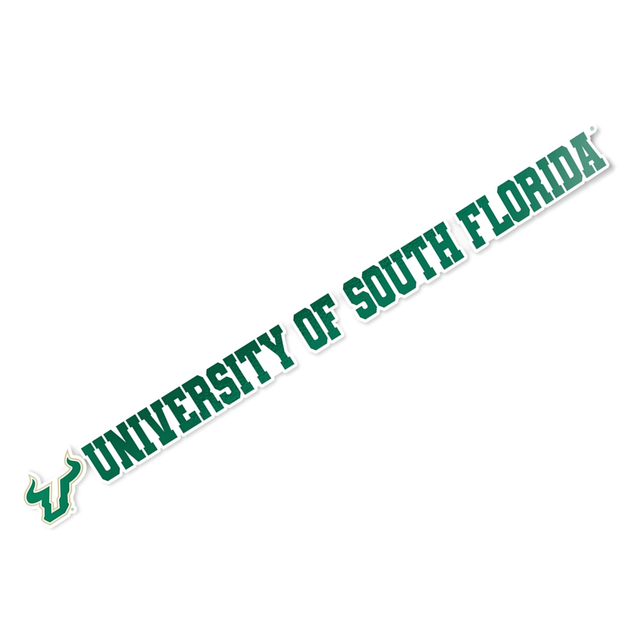 USF Bulls Vinyl Decal Sticker - 15 Inch Desert Cactus University of South Florida Logo for Laptop, Water Bottle, Car & Scrapbook - Perfect for College Pride, Gameday & School Spirit Decorations