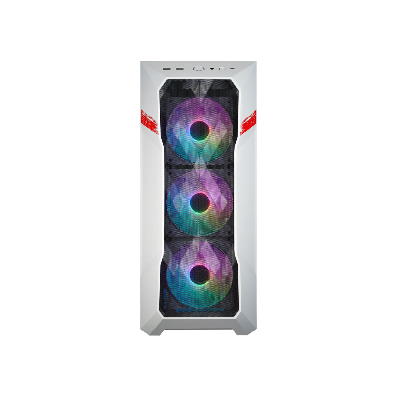 Cooler Master TD500 Mesh V2 ATX Mid-Tower PC Case with ARGB Lighting & Ryu SF6 Design - Perfect for Gaming Rigs and High-Performance Builds