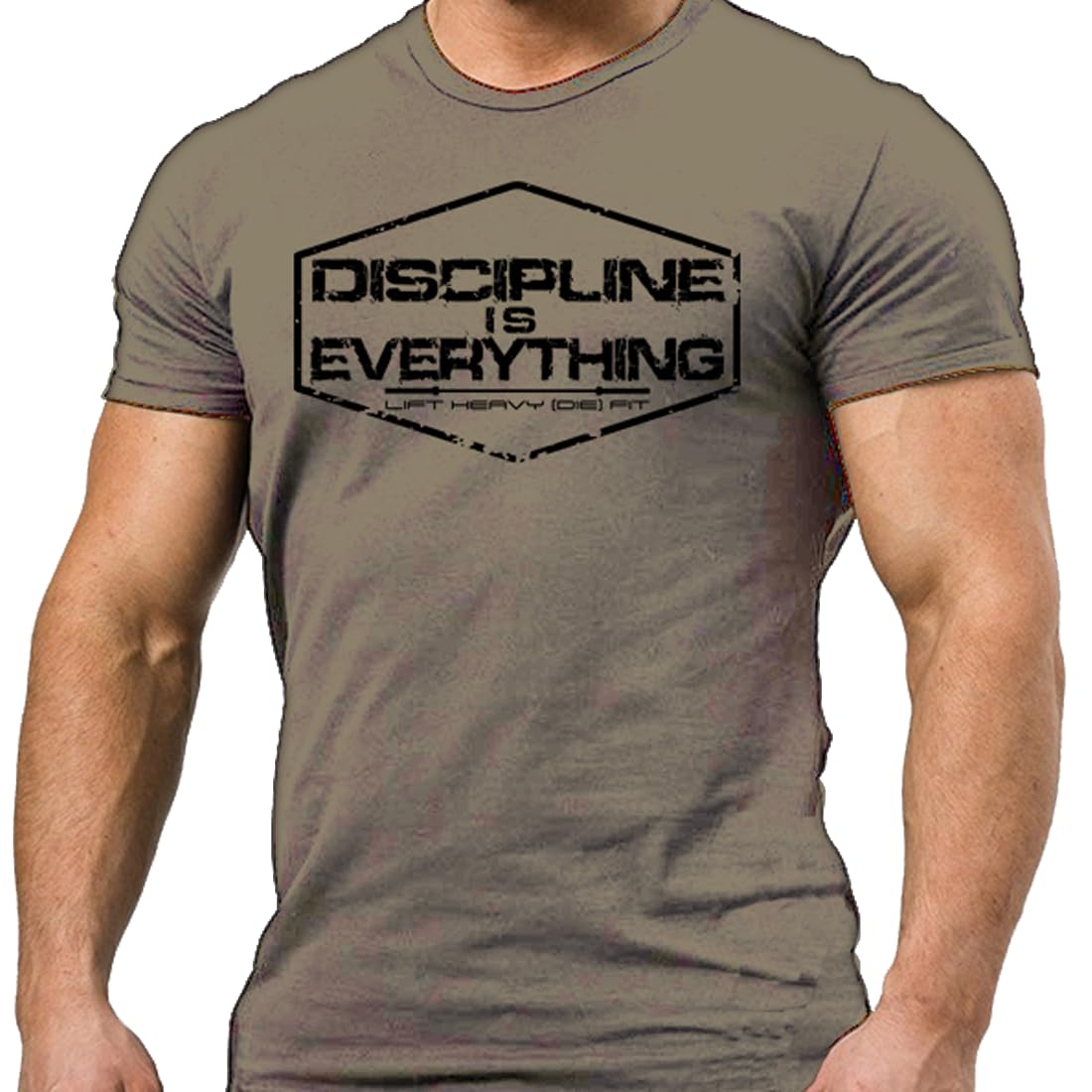 Discipline is Everything T-Shirt - Motivational Weightlifting Shirts for Men & Women - Gym Workout Training Apparel - Perfect for Powerlifting, CrossFit & Fitness Motivation