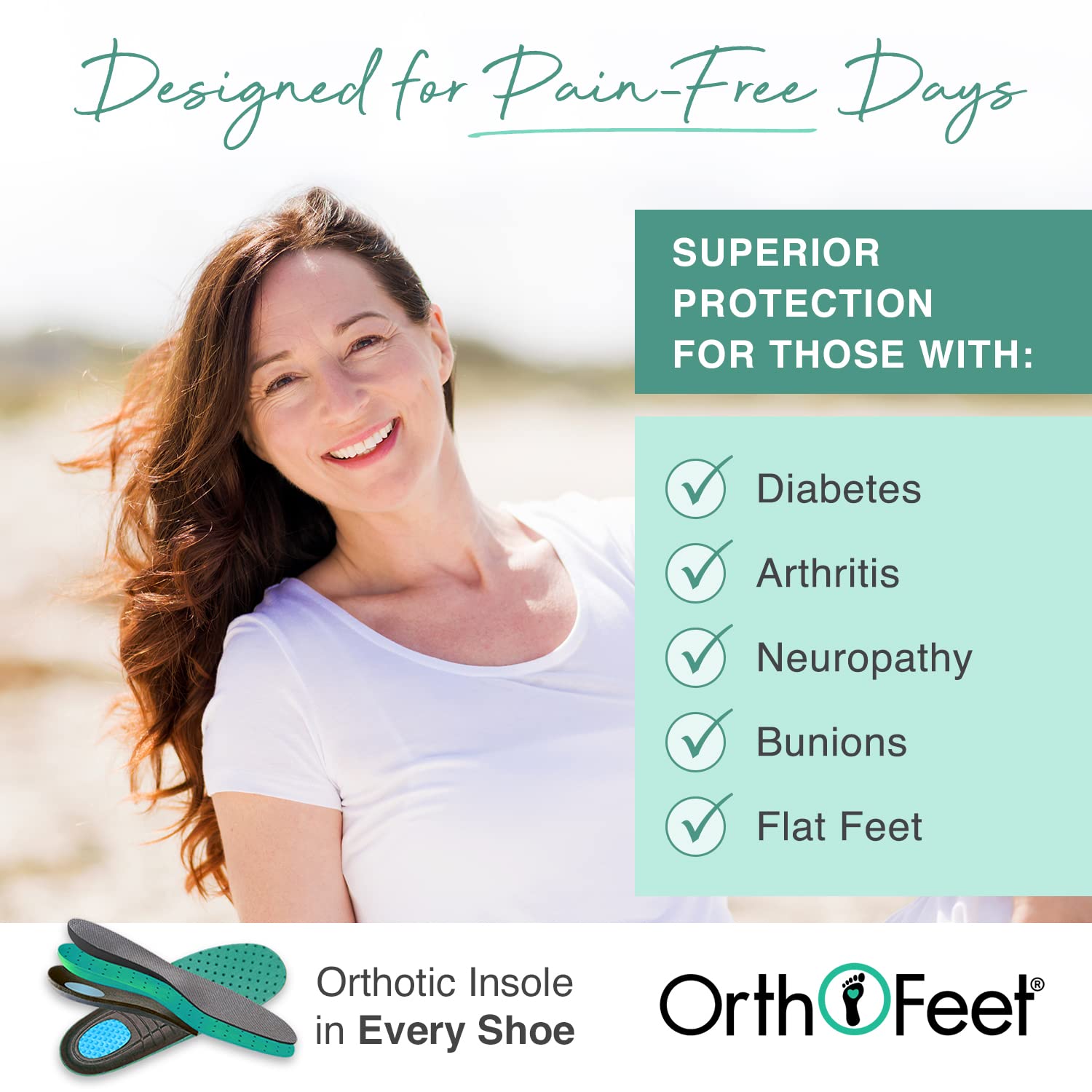 Orthofeet Women's Orthopedic Black Leather Amalfi Adjustable Sandals - Wide Width 8.5 | Comfortable Support for Plantar Fasciitis, Arthritis & Diabetic Feet | Perfect for Walking, Travel & Everyday Wear