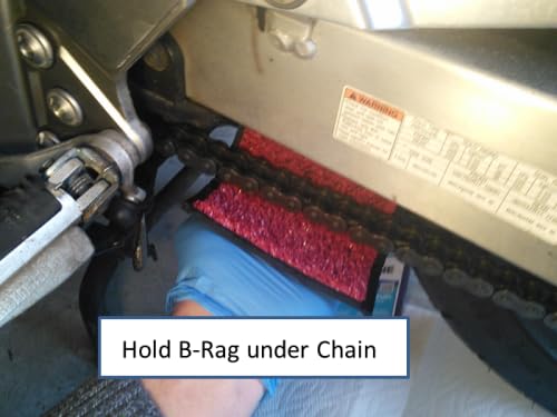 Eco-Friendly Motorcycle Chain Cleaner Rag - Reusable for Bikes & MTB - Easy Maintenance