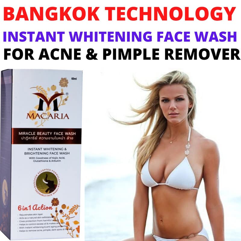 Miracle Beauty Face Wash - Whitening & Acne Scar Treatment for Women | Gentle Cleanser for Clear, Radiant Skin | Perfect for Daily Skincare Routine & Post-Acne Care