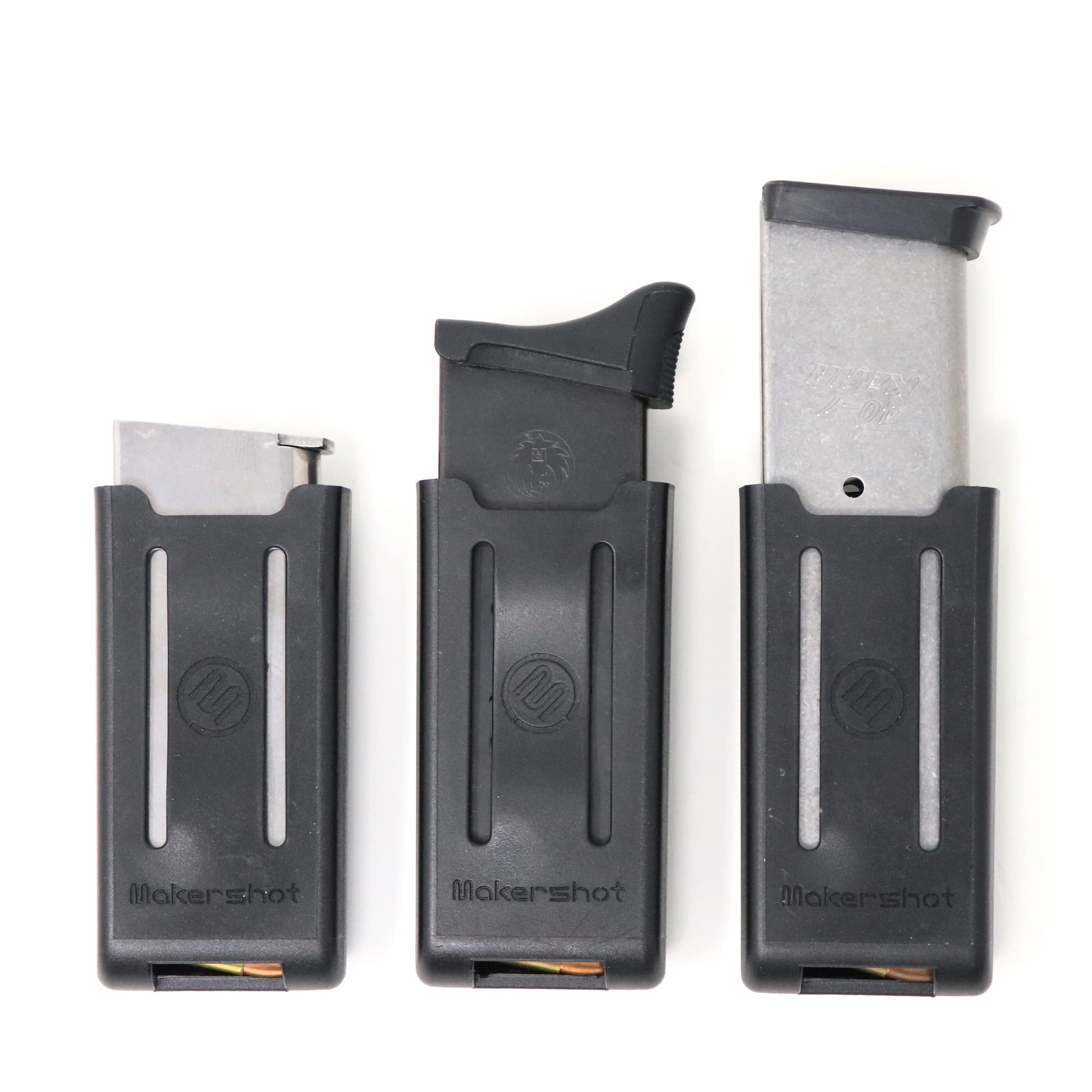 MakerShot Tactical Magazine Carrier - Durable Gun Belt Magazine Holster for Pistol & Handgun | Ammo Storage & Clip Holder | Perfect for Range Training, Hunting & Tactical Missions