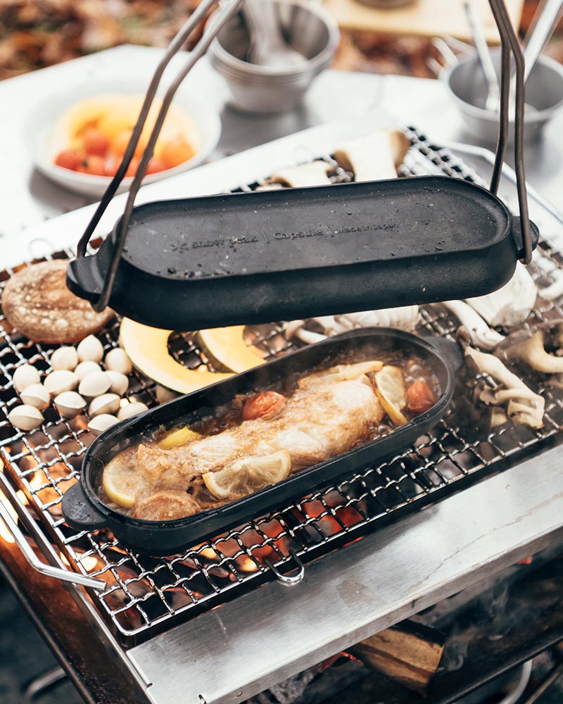 Premium Micro Capsule Dutch Oven CS 302 - 3.5QT Enameled Cast Iron Pot, Perfect for Baking, Braising & Slow Cooking - Ideal for Kitchen, Camping & Outdoor Cooking