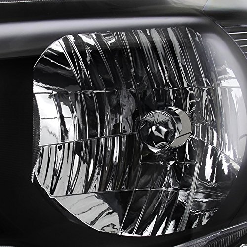 Spec-D Tuning JDM Black Crystal Headlights & Smoked Altezza Tail Lamps for Toyota Tacoma - Upgrade Your Truck's Style & Night Visibility for Off-Roading & Daily Driving