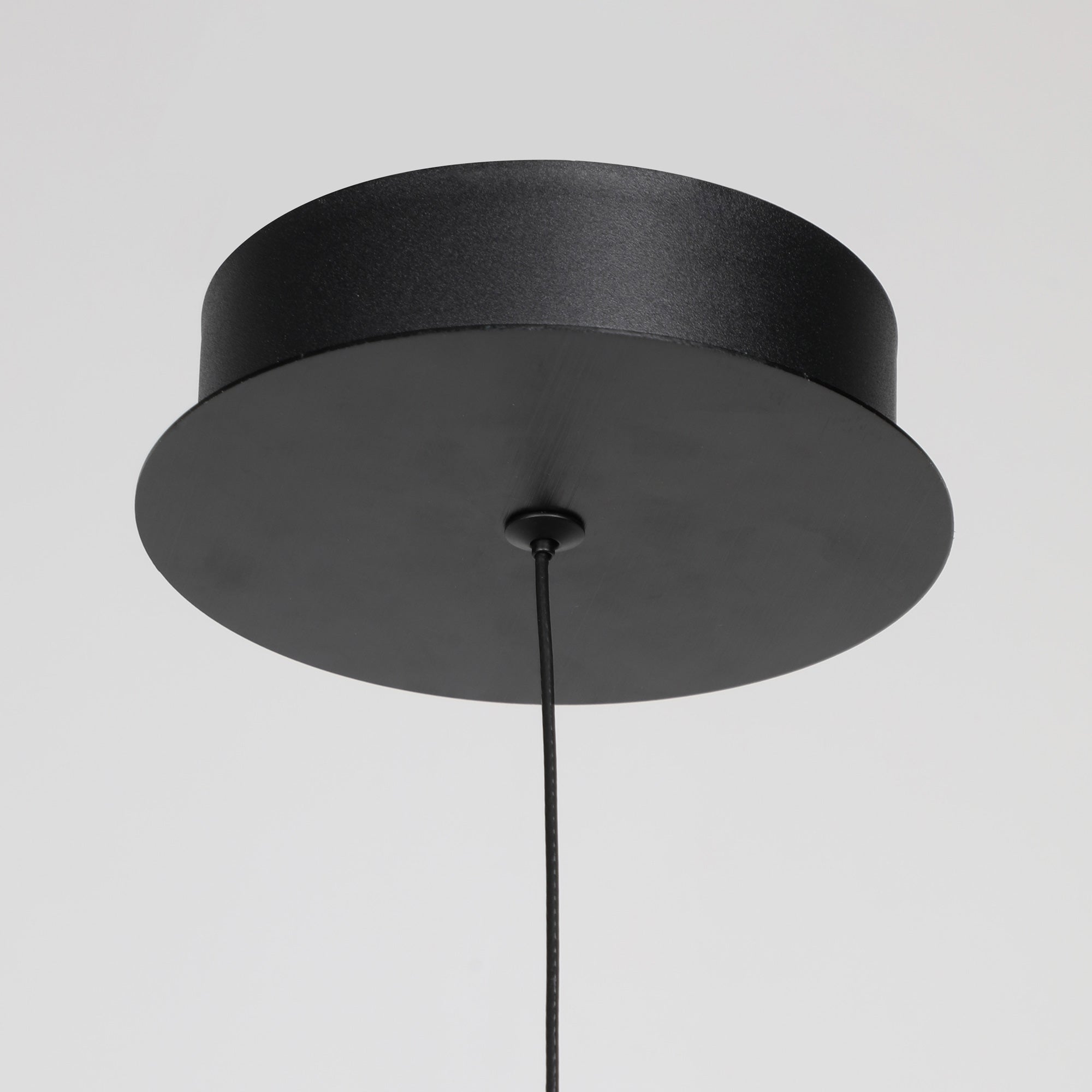 Modern Smoky Gray Glass LED Pendant Light - Energy Efficient Hanging Fixture for Kitchen Island, Dining Room & Bedroom Lighting